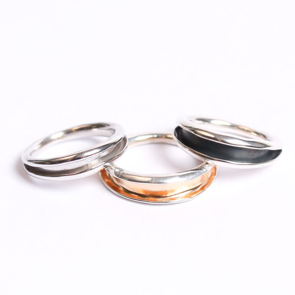 Saddle forged rings